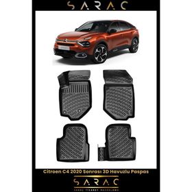 Rizline Citroen C4 2021 Model 3D Havuzlu Paspas