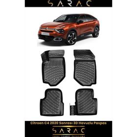 Rizline Citroen C4 2021 Model 3D Havuzlu Paspas