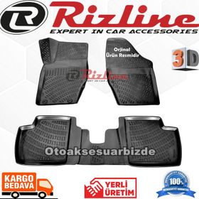 Rizline Citroen C4 3D Havuzlu Paspas