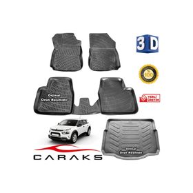 Rizline Citroen C4 Cactus 2015-2020 Arası 3D Havuzlu Paspas ve 3D Bagaj Havuzu