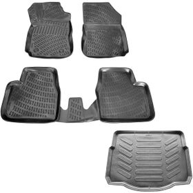 Rizline Citroen C4 Cactus 3D Havuzlu 2015-2020 Arası Paspas 3D Bagaj Havuzu