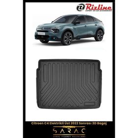 Rizline Citroen C4 Elektrikli 2023 Model Üst 3D Bagaj Havuzu