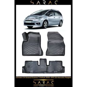 Rizline Citroen C4 Grand Picasso 7 Koltuk 2011 Model 3D Havuzlu Paspas