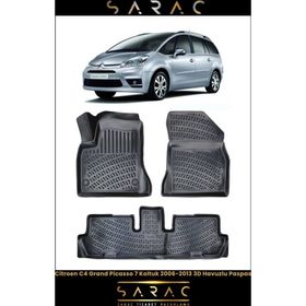 Rizline Citroen C4 Grand Picasso 7 Koltuk 2011 Model 3D Havuzlu Paspas