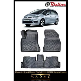Rizline Citroen C4 Grand Picasso 7 Koltuk 2011 Model 3D Havuzlu Paspas