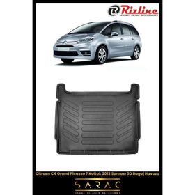 Rizline Citroen C4 Grand Picasso 7 Koltuk 2013 Sonrası 3D Bagaj Havuzu