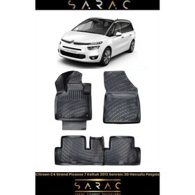 Rizline Citroen C4 Grand Picasso 7 Koltuk 2024 Model 3D Havuzlu Paspas