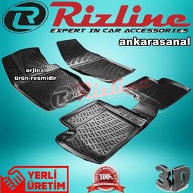Rizline Citroen C4 Hb 2011 2017siyah 3D Havuzlu Paspas
