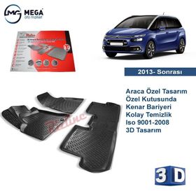Rizline Citroen C4 Picasso 2013 3D Havuzlu Paspas