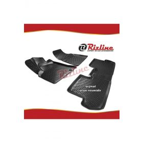 Rizline Citroen C4 Picasso Siyah 2013-2020 Arası 4 Parça 3D Havuzlu Paspas