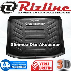 Rizline Citroen C4 Siyah 2004 2010 3D Bagaj Havuzu
