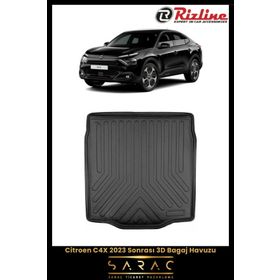 Rizline Citroen C4X 2023 Sonrası 3D Bagaj Havuzu