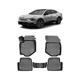 Rizline Citroen C4X 2023 Sonrası 3D Siyah Havuzlu Paspas