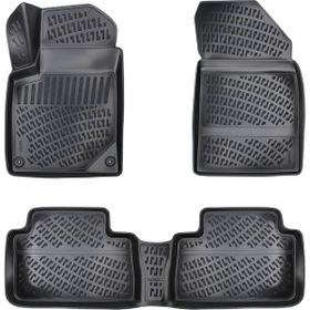 Rizline Citroen C5 2001-2007 Arası Siyah 3D Havuzlu Paspas