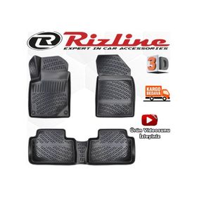 Rizline Citroen C5 2001-2007 Arası Siyah 3D Havuzlu Paspas