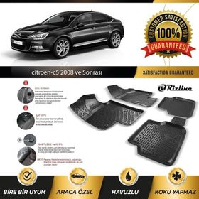 Rizline Citroen C5 2008 Sonrası 3D Havuzlu Paspas