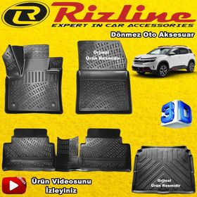 Rizline Citroen C5 Aircross 2017 sonrası 3D Oto Paspas