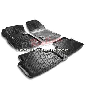 Rizline Citroen C5 Sedan 2008 2015siyah 3D Havuzlu Paspas