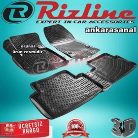 Rizline Citroen C5 Sedan 2008 2015siyah 3D Havuzlu Paspas