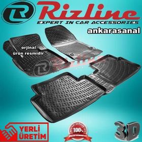 Rizline Citroen C5 Sedan 2008 2015siyah 3D Havuzlu Paspas