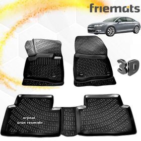 Rizline Citroen C5 Sedan 2008 2015siyah 3D Havuzlu Paspas