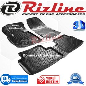 Rizline Citroen C5 Sedan 2008 2015siyah 3D Havuzlu Paspas