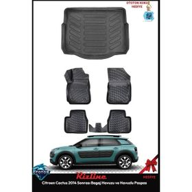 Rizline Citroen Cactus 2016 Siyah Bagaj Havuzu ve Havuzlu Paspas