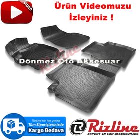Rizline Citroen Elysee 2012 2019 Siyah 3D Havuzlu Paspas