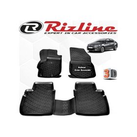 Rizline Citroen Elysee 2012 - 2020 Arası Siyah 3D Havuzlu Paspas