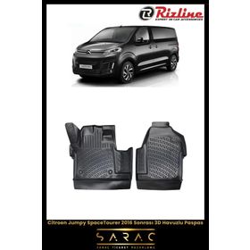 Rizline Citroen Jumpy Spacetourer 2016 Sonrasi 3D Havuzlu Paspas
