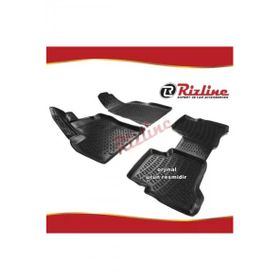 Rizline Citroen Nemo Siyah 2008-2020 Arası 4 Parça 3D Havuzlu Paspas