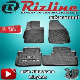 Rizline Corolla 2013 Siyah 3D Havuzlu Paspas