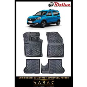Rizline Dacia Dokker 2012 Model 3D Havuzlu Paspas