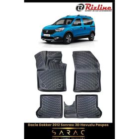 Rizline Dacia Dokker 2019 Model 3D Havuzlu Paspas