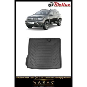 Rizline Dacia Duster 2 WD 4x2 2023 Sonrası 3D Bagaj Havuzu