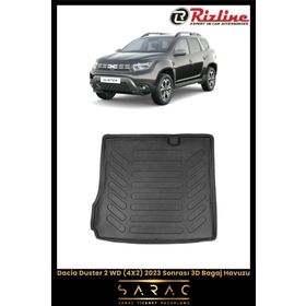 Rizline Dacia Duster 2 WD 4x2 2023 Sonrası 3D Bagaj Havuzu