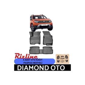 Rizline Dacia Duster 2WD 2018-2019-2020-2021-2022 3D Havuzlu Paspas