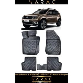 Rizline Dacia Duster 4 Wd 4x4 2009-2017 3D Havuzlu Paspas