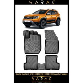 Rizline Dacia Duster 4 Wd 4x4 2018-2022 3D Havuzlu Paspas
