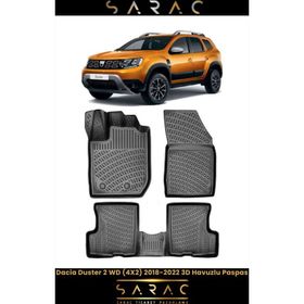 Rizline Dacia Duster 4 Wd 4x4 2018-2022 3D Havuzlu Paspas