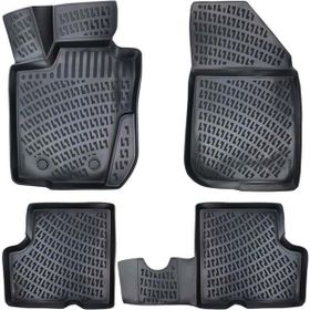Rizline Dacia Duster 4WD 2010-2017 Siyah 3D Havuzlu Paspas