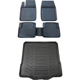 Rizline Dacia Duster 4WD 2011 Araca Özel Üretim Siyah 3D Havuzlu Paspas ve Bagaj Havuzu