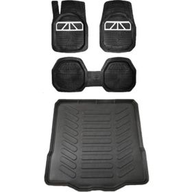 Rizline Dacia Duster 4WD 2011 Araca Özel Üretim Siyah 3D Havuzlu Paspas ve Bagaj Havuzu