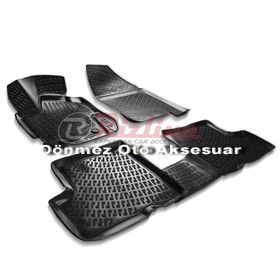 Rizline Dacia Duster 4x4 2010 2017 Siyah 3D Havuzlu Paspas
