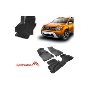 Rizline Dacia Duster 4X4 2017 Sonrası Araca Özel 3D Paspas