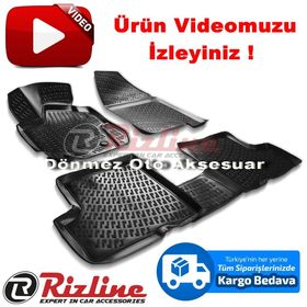 Rizline Dacia Duster 4x4 2018+ 3D Havuzlu Paspas