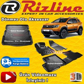 Rizline Dacia Duster 4x4 3D Bagaj Havuzu