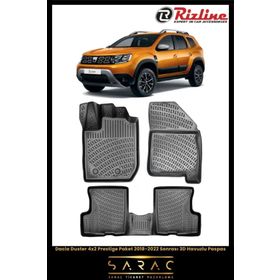 Rizline Dacia Duster Prestige Paket 4x2 2019 Model 3D Havuzlu Paspas