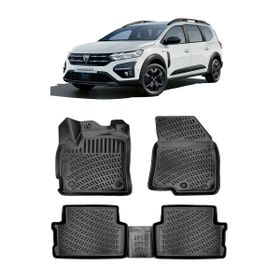 Rizline Dacia Jogger 2022 Sonrası 3D Siyah Havuzlu Paspas