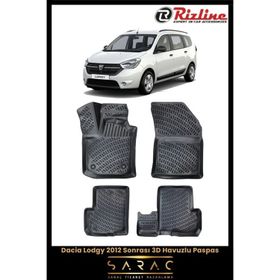 Rizline Dacia Lodgy 2021 Model 3D Havuzlu Paspas